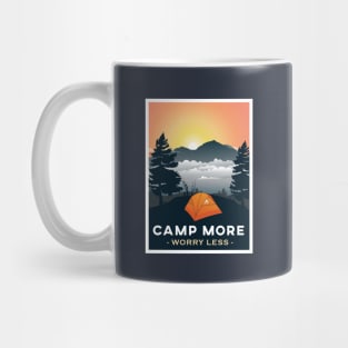 camp more worry less Mug